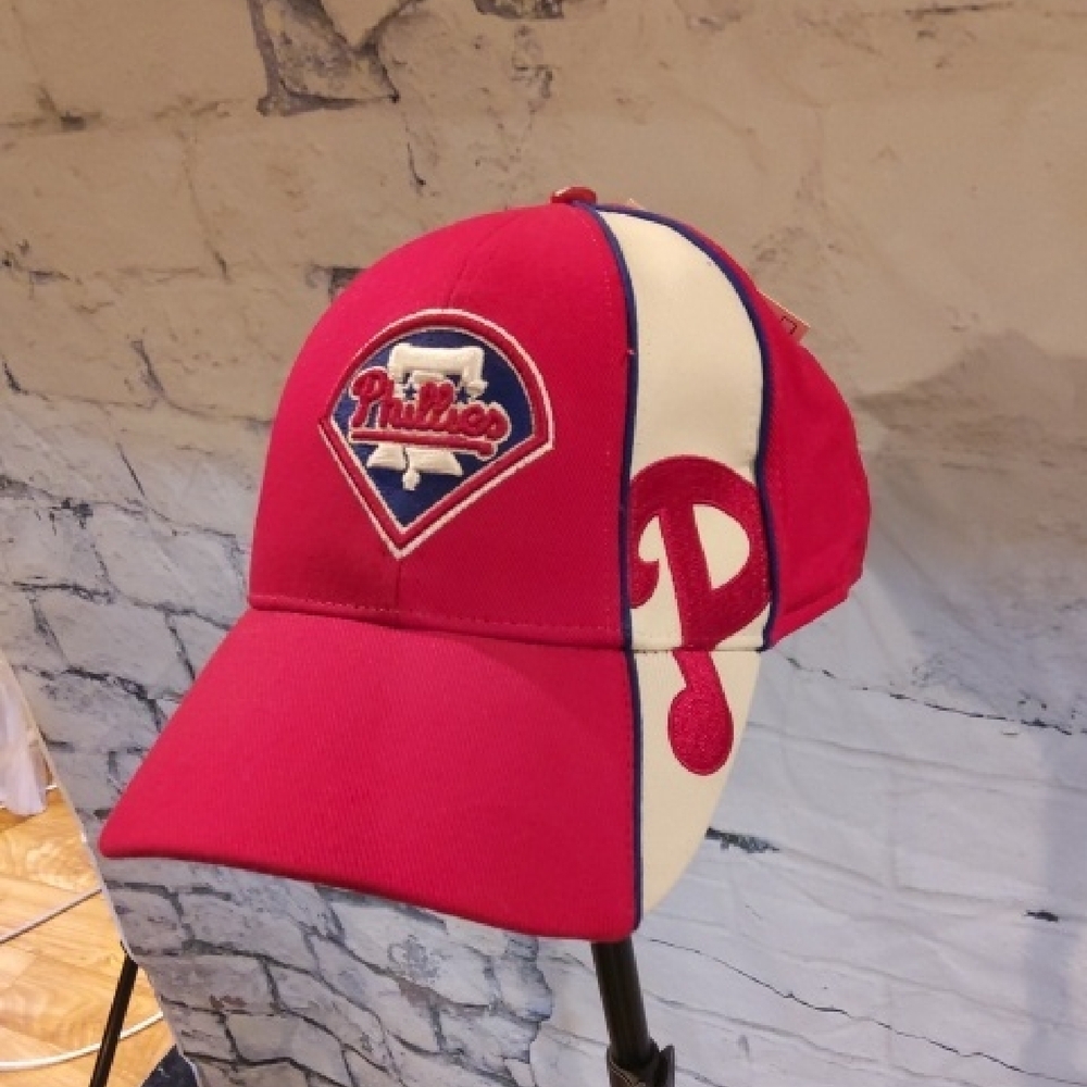 Red and White Phillies Baseball Cap